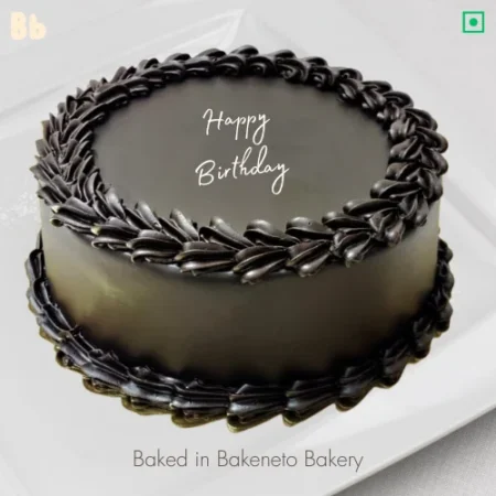 Black Chocolate Cake for all the chocolate lovers. Order online and get it in 1 hour at your doorsteps by bakeneto superfast delivery.