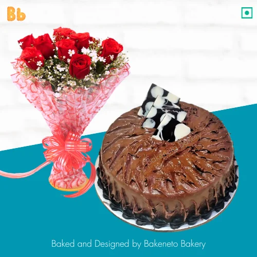 Nutella Cake Flowers Combo