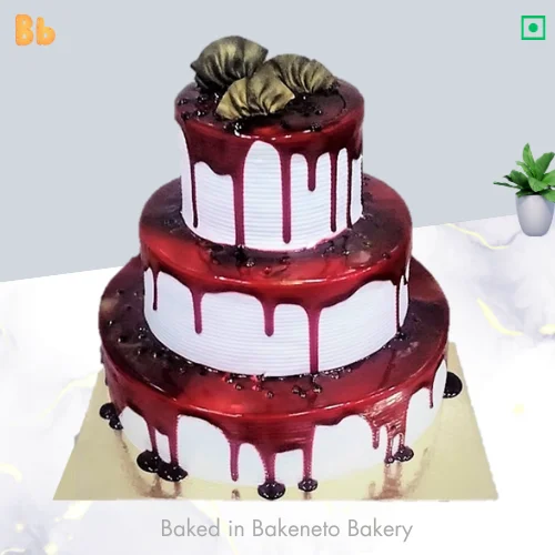 Order this Blueberry Multi Tier Cake Online and the get same day cake delivery in Noida, Ghaziabad, Vaishali, Vasundhara, Gaur city, Noida Extension and Delhi. Visit bakeneto.com and checkout all types of theme cakes online.