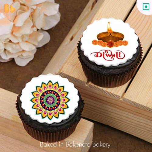 diwali cup cakes